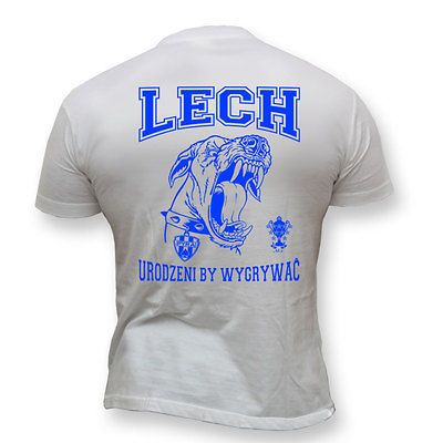 Shirt LECH POZNAN. POLSKA POLAND. URODZENI BY WYGRYWAC 