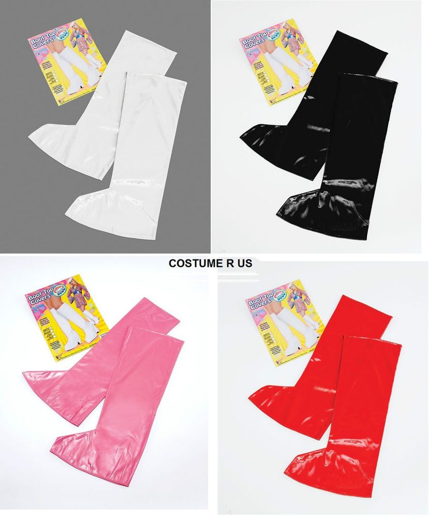 red costume boot covers