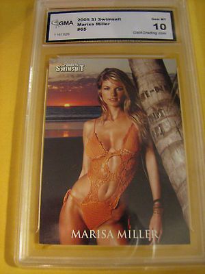 MARISA MILLER 2005 SI SWIMSUIT # 65 GRADED 10 L@@@K