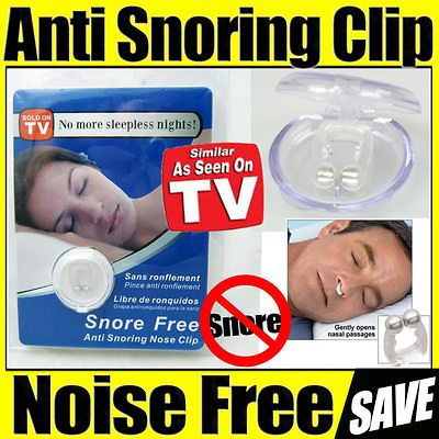 Stop Snore Free Anti Snoring Nose Clips Sleep Apnea Aid Guard Night