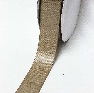 Single Side Satin Ribbon 3/4 /19mm Wedding 5 Yards Ivory to Brown For