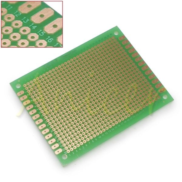 1x Copper PCB Glass Fiber Heat Resistant Printed Circuit Board 70x90mm