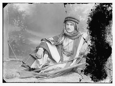 Turk. or German? i.e.,Turkish or German officer in Bedouin dress,Gaza