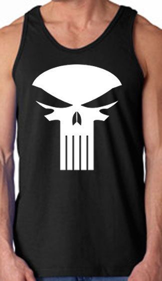 Punisher Dirty Laundry Tank Top Shirt   All Sizes