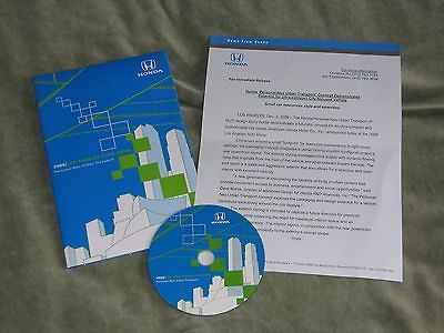 2009 HONDA PERSONAL NEO URBAN TRANSPORT PRESS INFORMATION CD