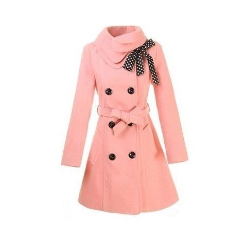 2012Hot Womens Woolen Warm Winter Long Coat Jacket Trench Slim