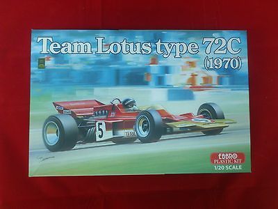 Ebbro 1/20 Lotus 72C (1970) Jochen Rindt F1 Kit with Tobacco Decals