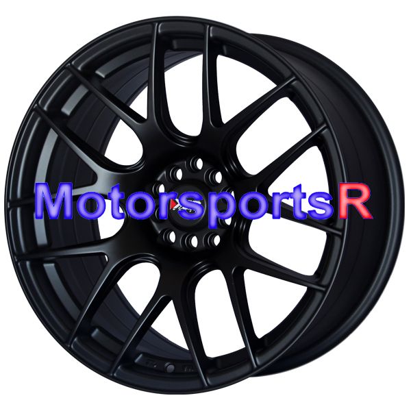 Flat Black Wheels Rims Concave Stance 5x114 3 06 11 12 Honda Civic SI