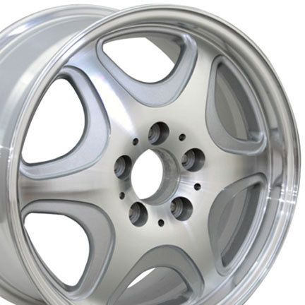 16 Silver Wheels Set of 4 Rims Fit Mercedes C E s Class SLK CLK CLS