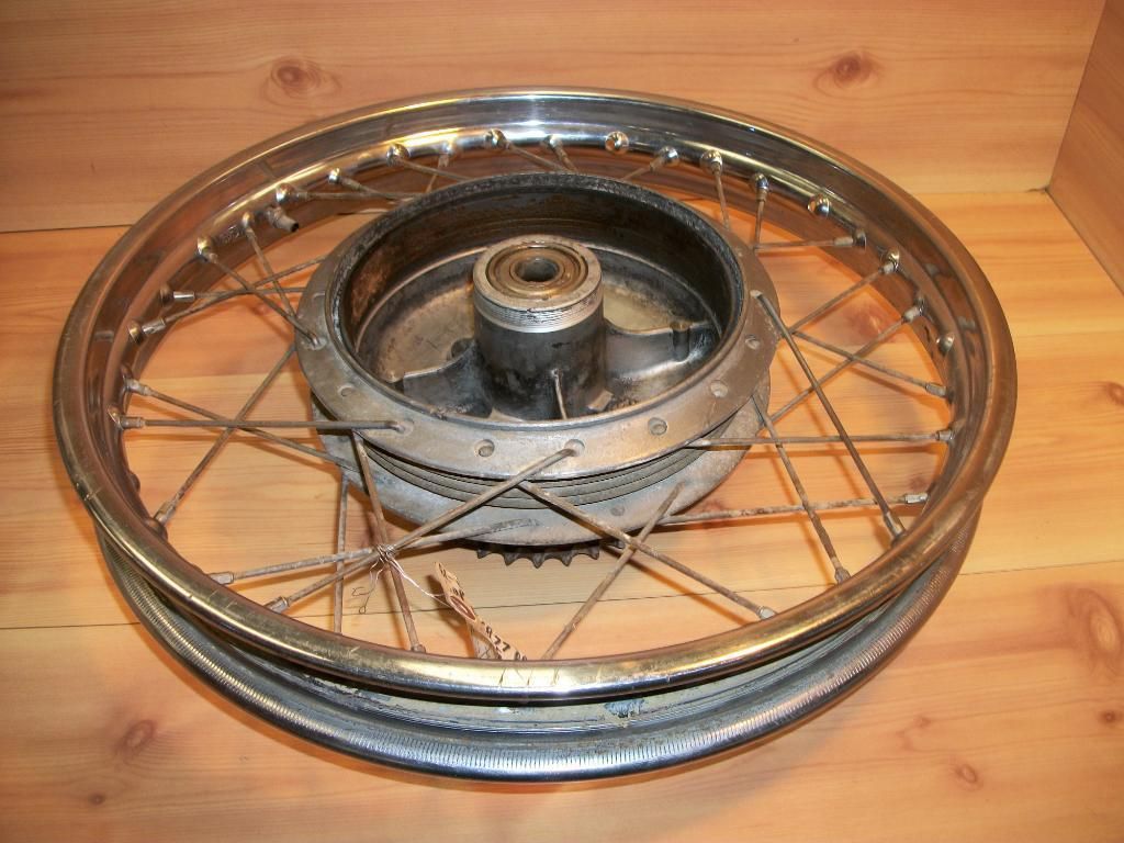 1961 68 Honda CB77 CB 77 Super Hawk 305 Rear Wheel Rim Hub Brake Drum