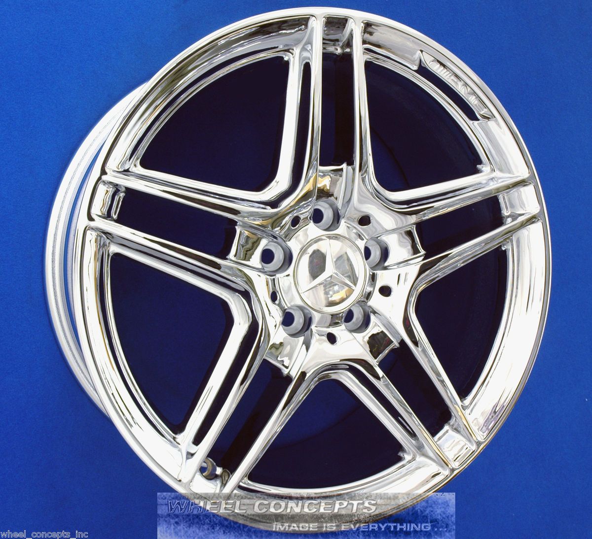 E550 Sedan 18 inch AMG Chrome Wheel Exchange E 350 550 18 Rims
