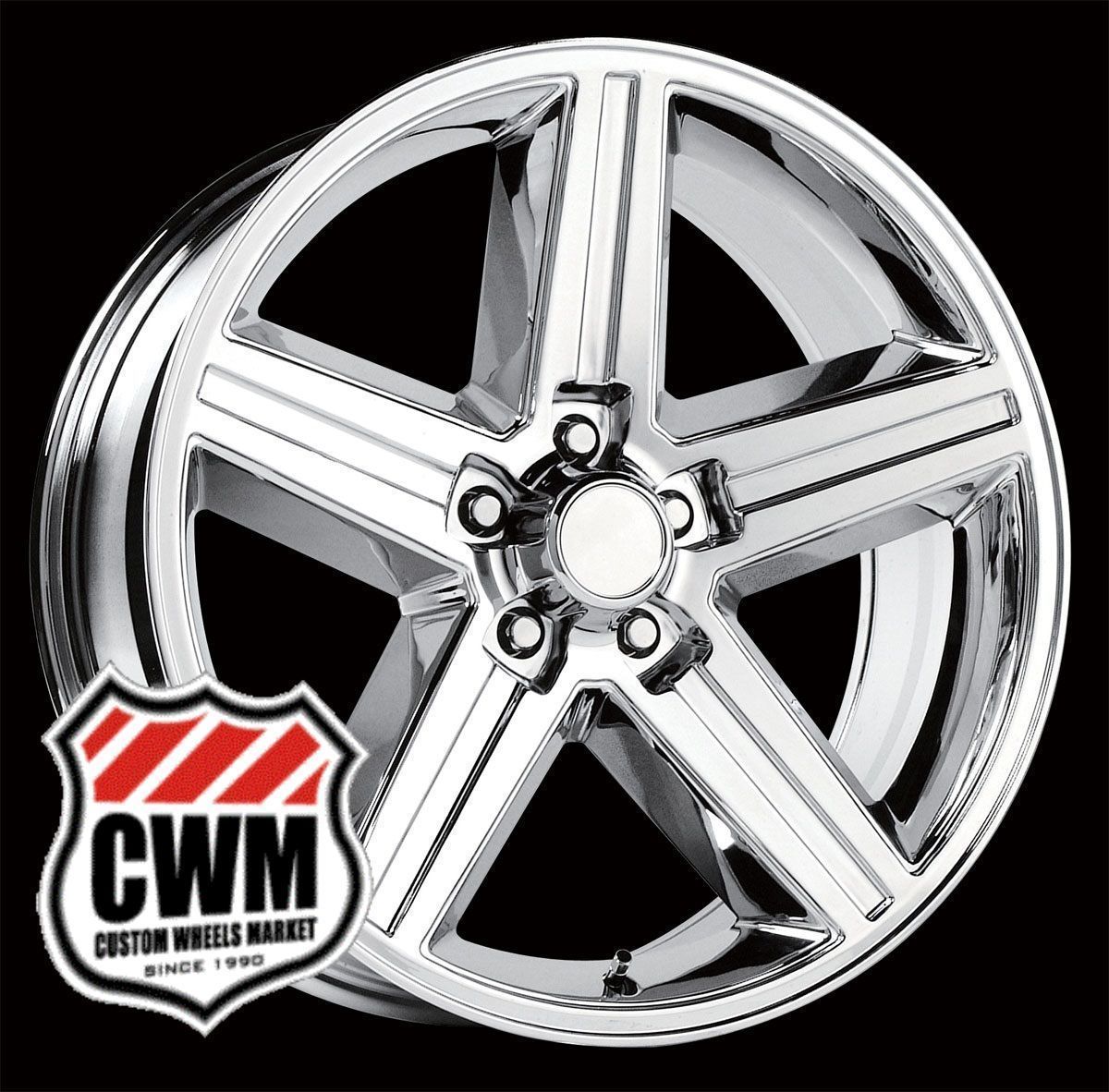 16x8 IROC Z Chrome Replica Wheels Rims 5x4 75 for Chevy S10 Blazer.