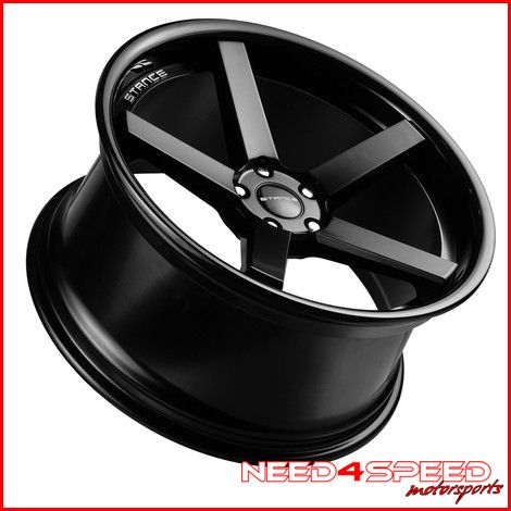 E350 E500 Black Stance SC 5IVE Concave Staggered Wheels Rims