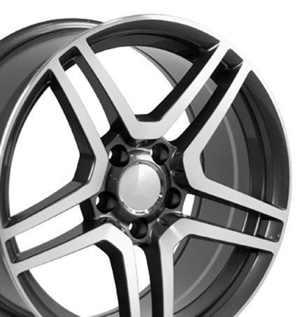 19 Gunmetal AMG Wheel Rim Fits Mercedes C E s Class SLK CLK CLS 40mm